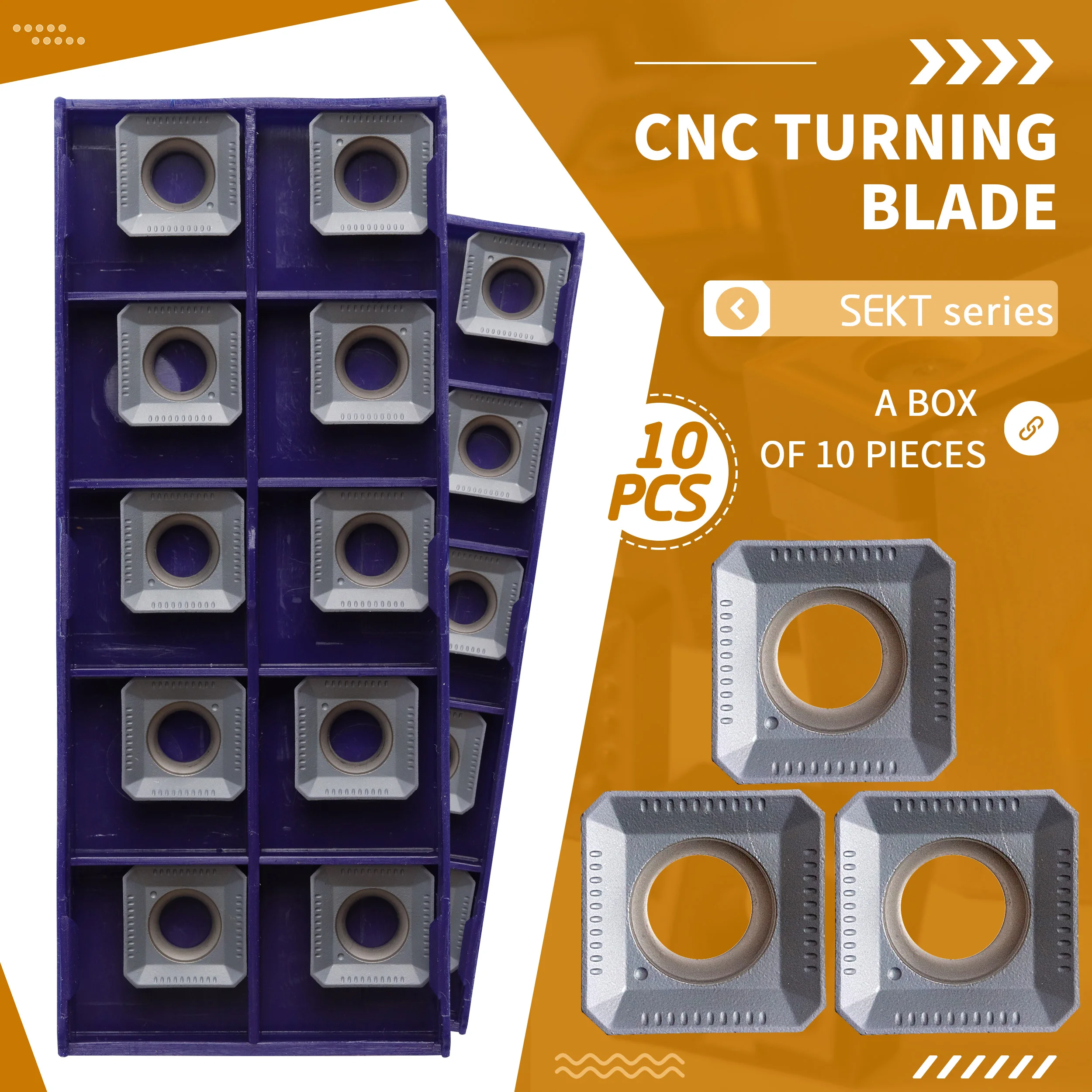 SEKT1204 AFTN LT30 SEKT CNC Lathe Cut Turning Tools Machining Carbide Inserts Original Milling High Quality Wear-resistant Blade 
SEKT1204 AFTN LT30 SEKT CNC Lathe Cut Turning Tools Machining Carbide Inserts Original Milling High Quality Wear-resistant Blade