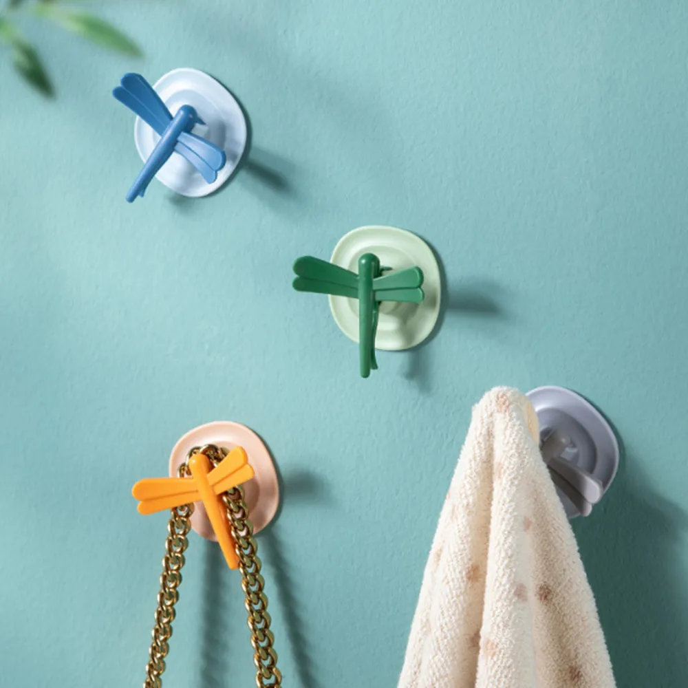 4Pcs Self Adhesive Wall Cartoon Dragonfly Hook Strong Without Drilling Door Kitchen Towel key Hooks Home Storage Accessories
4Pcs Self Adhesive Wall Cartoon Dragonfly Hook Strong Without Drilling Door Kitchen Towel key Hooks Home Storage Accessories