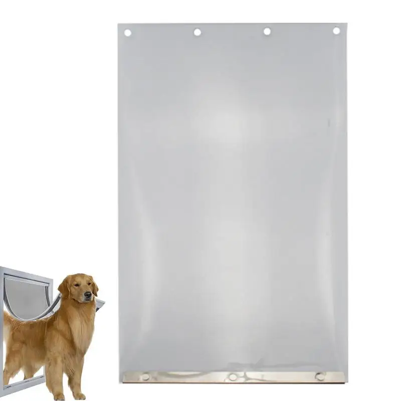 

Dog Screen Door Cat Wall Entry Replacement Pet Door Weatherproof Transparent Doggie Replacement Flap Doors For Dog House Indoor