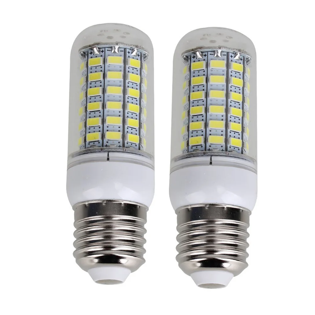 

2pcs E27 AC 220V 69 SMD 5730 LEDs 1500LM 6000-6500K LED Corn Lights Bulb Lamps (White)