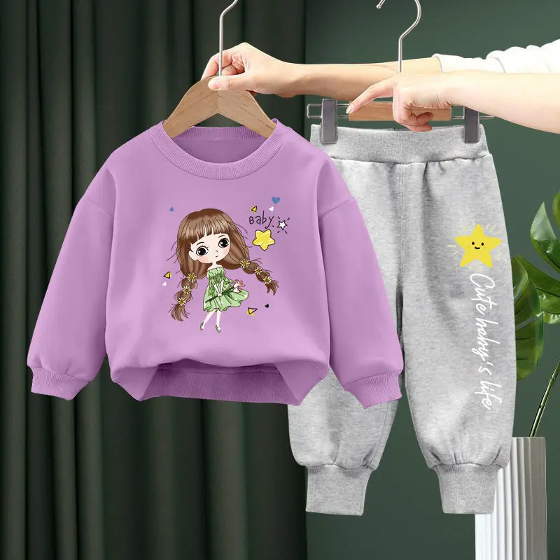 Girls Clothing Set 2Pcs 2023 Spring Autumn Toddler Girl Cartoon Coat T-shirt &Pants Students Tracksuit Boutique Girls Clothes
Girls Clothing Set 2Pcs 2023 Spring Autumn Toddler Girl Cartoon Coat T-shirt &Pants Students Tracksuit Boutique Girls Clothes