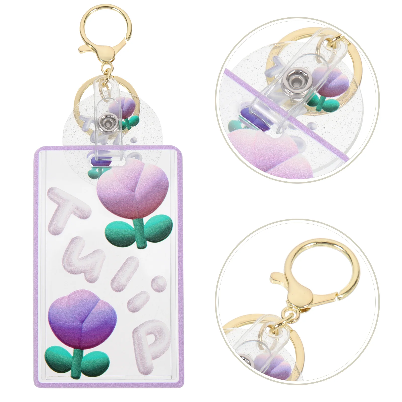 Transparent Tag Sleeve Name Tag Holder ID Holder Portable Card Holder Adorable Keychain
Transparent Tag Sleeve Name Tag Holder ID Holder Portable Card Holder Adorable Keychain