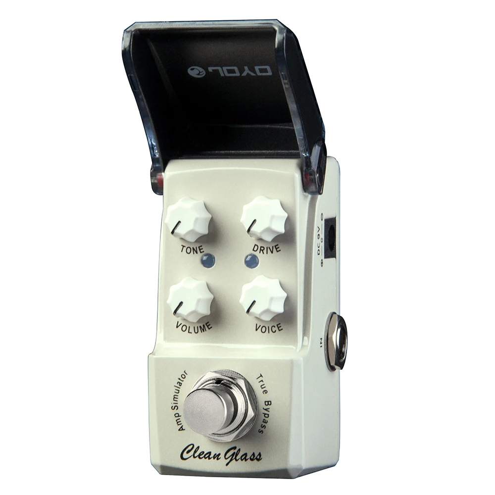 JOYO JF-307 Clean Glass Amp Simulator Guitar Effect Pedal Classic Sound Mixing Console Audio Interface Preamp Guitar Bass Parts
JOYO JF-307 Clean Glass Amp Simulator Guitar Effect Pedal Classic Sound Mixing Console Audio Interface Preamp Guitar Bass Parts