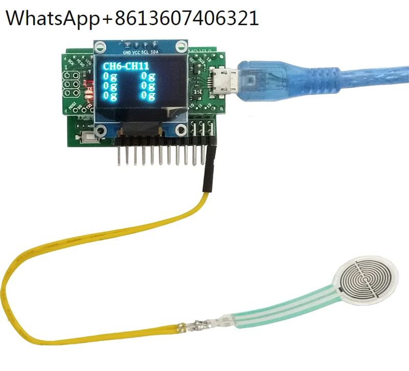 FSR Thin Film Pressure Sensor Controller Test Board Bluetooth/serial Port Output LCD Display Data Can Be Exported
FSR Thin Film Pressure Sensor Controller Test Board Bluetooth/serial Port Output LCD Display Data Can Be Exported