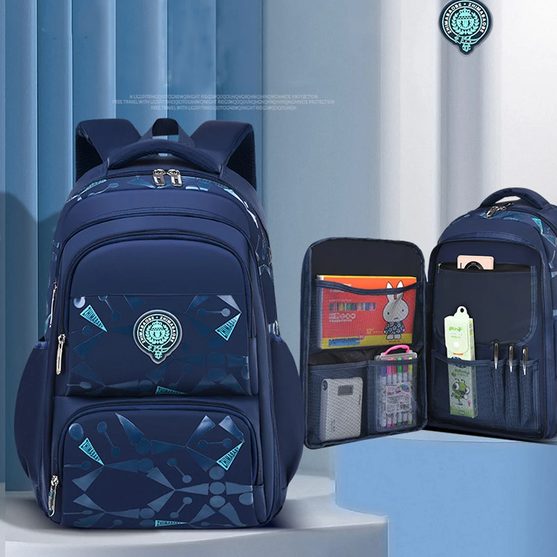 

Водонепроницаемые школьные ранцы для девочек и мальчиков, детский рюкзак для начальной школы, ранцы