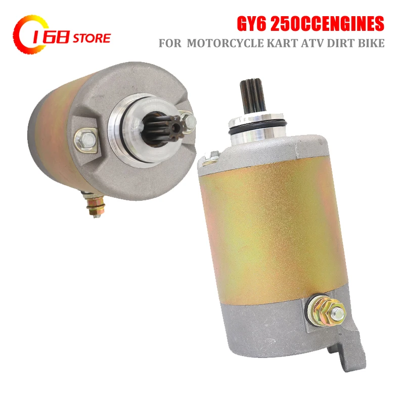 Электрический стартер для мотоцикла, двигатель для квадроцикла GY6 250cc CH250CC CH250
Электрический стартер для мотоцикла, двигатель для квадроцикла GY6 250cc CH250CC CH250