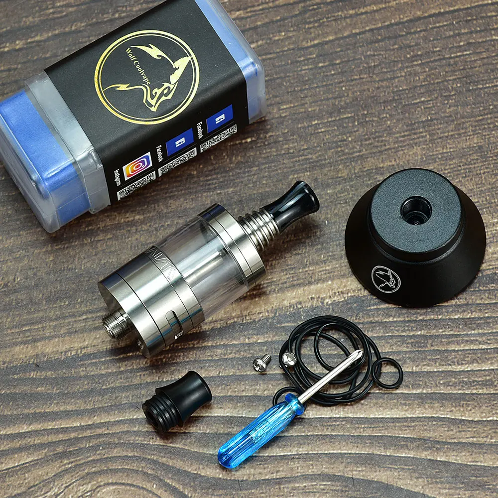 Wolfcoolvape VWM Innova MTL RTA Rebuildable vape Tank Atomizer Single Coil 316SS 5ml 22mm vape Tank VS DVARW MTL CL RTA
Wolfcoolvape VWM Innova MTL RTA Rebuildable vape Tank Atomizer Single Coil 316SS 5ml 22mm vape Tank VS DVARW MTL CL RTA