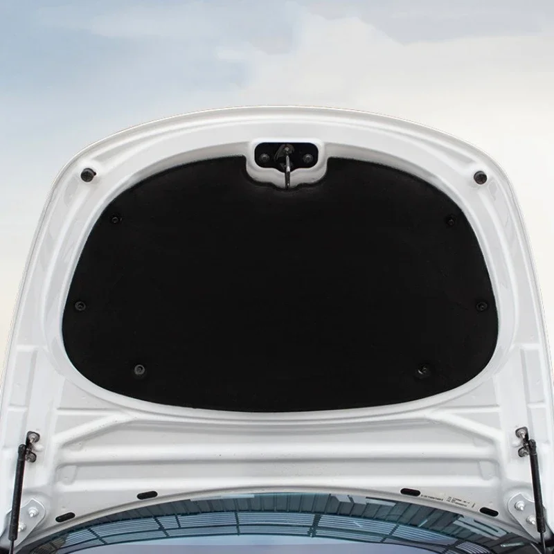 

Передний багажник звуконепроницаемый хлопок для Tesla Model 3 аксессуары коврик для багажника Противоударная пластина звукоизоляционный капот Защитная ножка 2017-22
