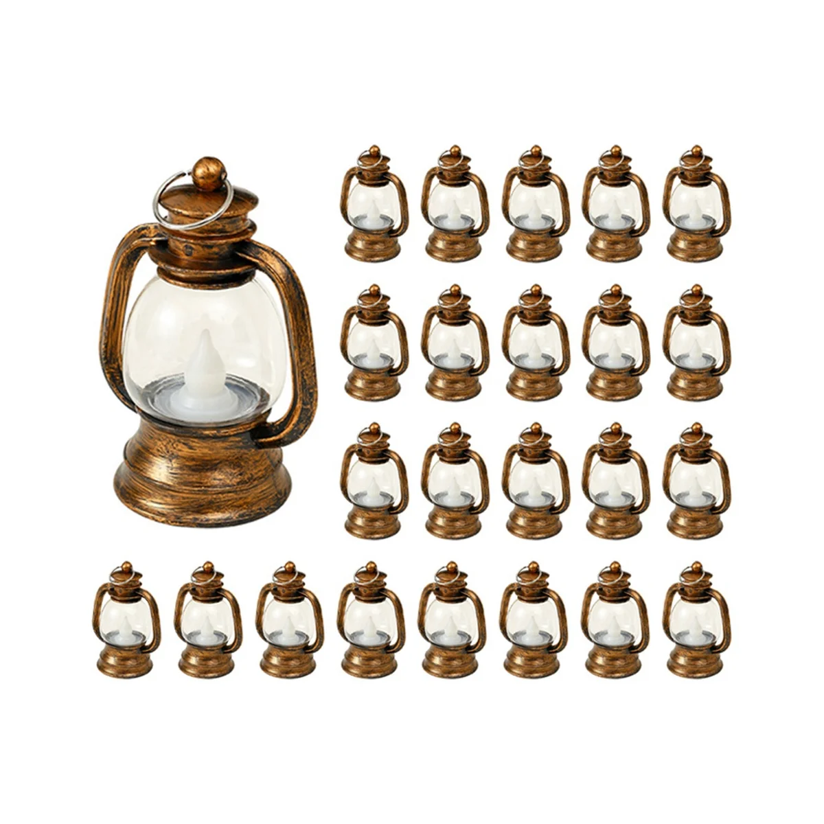 24Pcs Gold Electronic Candle Lantern Light Flameless LED Oil Lamp Mini Candle Light Hanging Lantern Christmas Home Deco
24Pcs Gold Electronic Candle Lantern Light Flameless LED Oil Lamp Mini Candle Light Hanging Lantern Christmas Home Deco