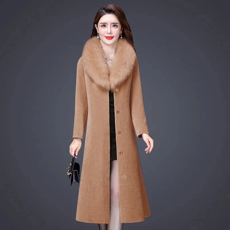 Sheep Shearing Coats Womens 2022 Winter New Fashion Large Size Jacket Imitation Fur Composite Fur One Long Woolen Coats Women
Sheep Shearing Coats Womens 2022 Winter New Fashion Large Size Jacket Imitation Fur Composite Fur One Long Woolen Coats Women