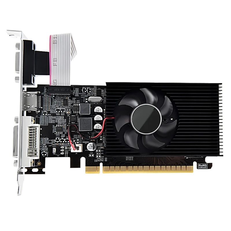 Видеокарта GT730 4G DDR3, 128 бит, 700 МГц, 40 нм, PCIE 2,0 16X VGA + DVI + HDMI
Видеокарта GT730 4G DDR3, 128 бит, 700 МГц, 40 нм, PCIE 2,0 16X VGA + DVI + HDMI