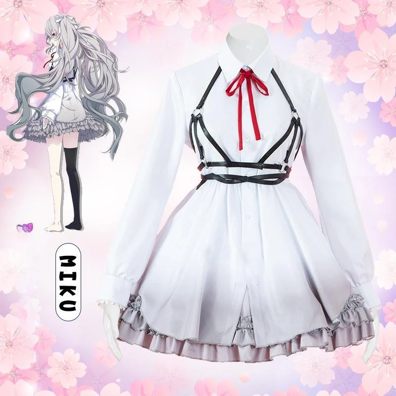 Anime Miku Cosplay Costume Project Sekai Colorful Stage Tops Dress Female Women Outfits Halloween Carnival Party Stage Costume
Anime Miku Cosplay Costume Project Sekai Colorful Stage Tops Dress Female Women Outfits Halloween Carnival Party Stage Costume