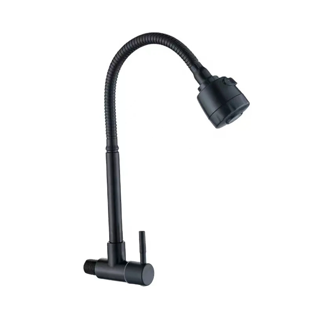 Kitchen Faucet 304 Stainless Steel Sink Flexible Hose Single Cold Water Two Modes Tap Sink Wall Mounted Faucet G1/2Inch Thread
Kitchen Faucet 304 Stainless Steel Sink Flexible Hose Single Cold Water Two Modes Tap Sink Wall Mounted Faucet G1/2Inch Thread