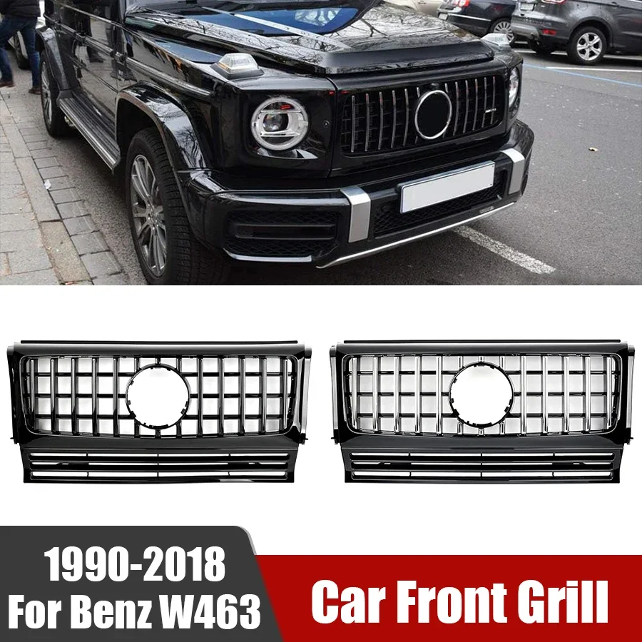 For Mercedes-Benz G-CLASS W463 1990-2018 Bumper Hood Mesh Front Grill Upper Grille Black/Silver Auto Accessories
For Mercedes-Benz G-CLASS W463 1990-2018 Bumper Hood Mesh Front Grill Upper Grille Black/Silver Auto Accessories