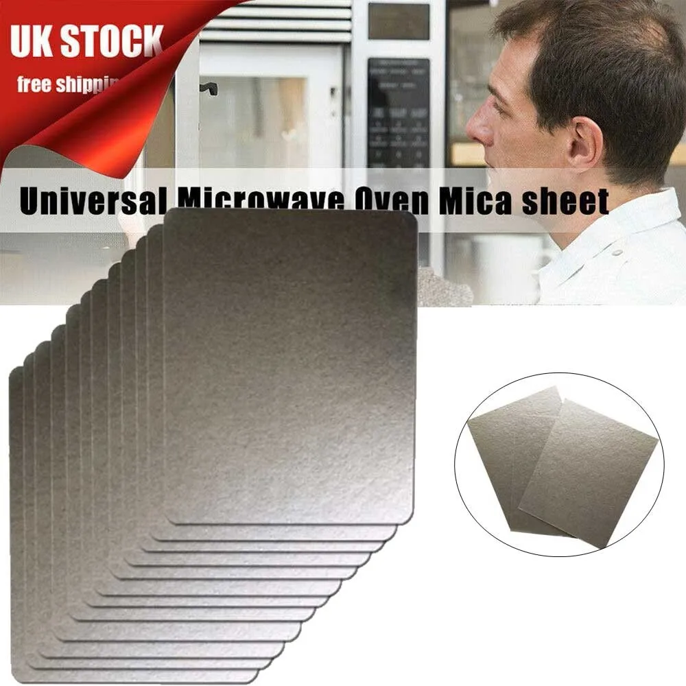 10pcs Mica Plate Wave Guide Waveguide Cover Sheet Plates Electric Hair-dryer Toaster Microwave Oven Protective Replacement
10pcs Mica Plate Wave Guide Waveguide Cover Sheet Plates Electric Hair-dryer Toaster Microwave Oven Protective Replacement
