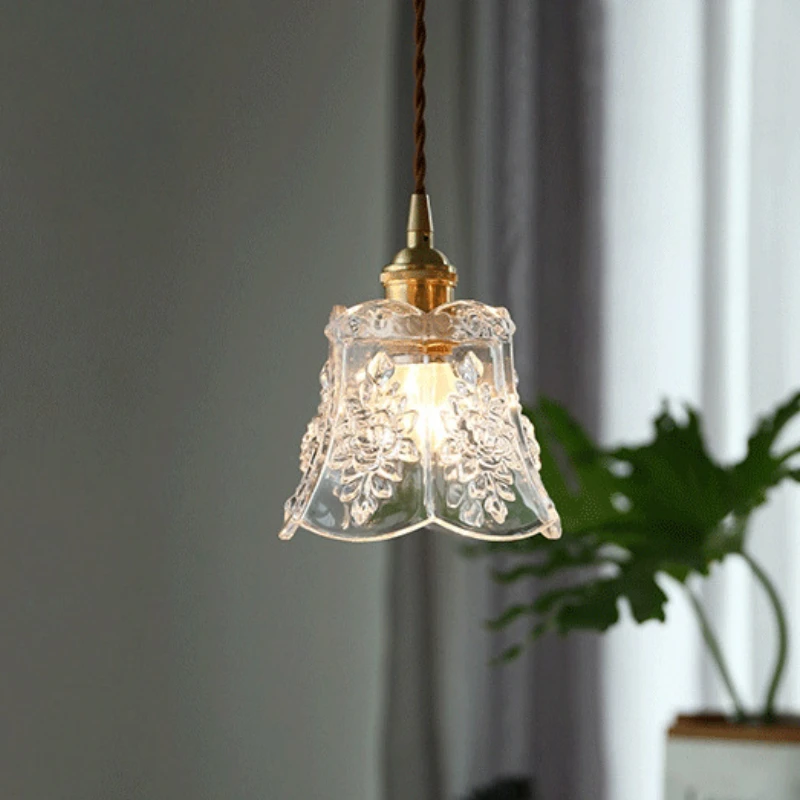 Vintage Glass Flower Pendant Light Fixture for Bathroom Bedroom Kitchen Aesthetic Room Decorator Bar Hanglamp Lighting Appliance
Vintage Glass Flower Pendant Light Fixture for Bathroom Bedroom Kitchen Aesthetic Room Decorator Bar Hanglamp Lighting Appliance