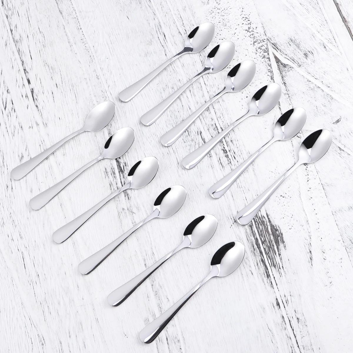 12 Coffee Spoons Stainless Steel Salt Sugar Scoop Spoon Tea Dessert Condiment Spoon Dining Cutlery for Home Restaurant
12 Coffee Spoons Stainless Steel Salt Sugar Scoop Spoon Tea Dessert Condiment Spoon Dining Cutlery for Home Restaurant
