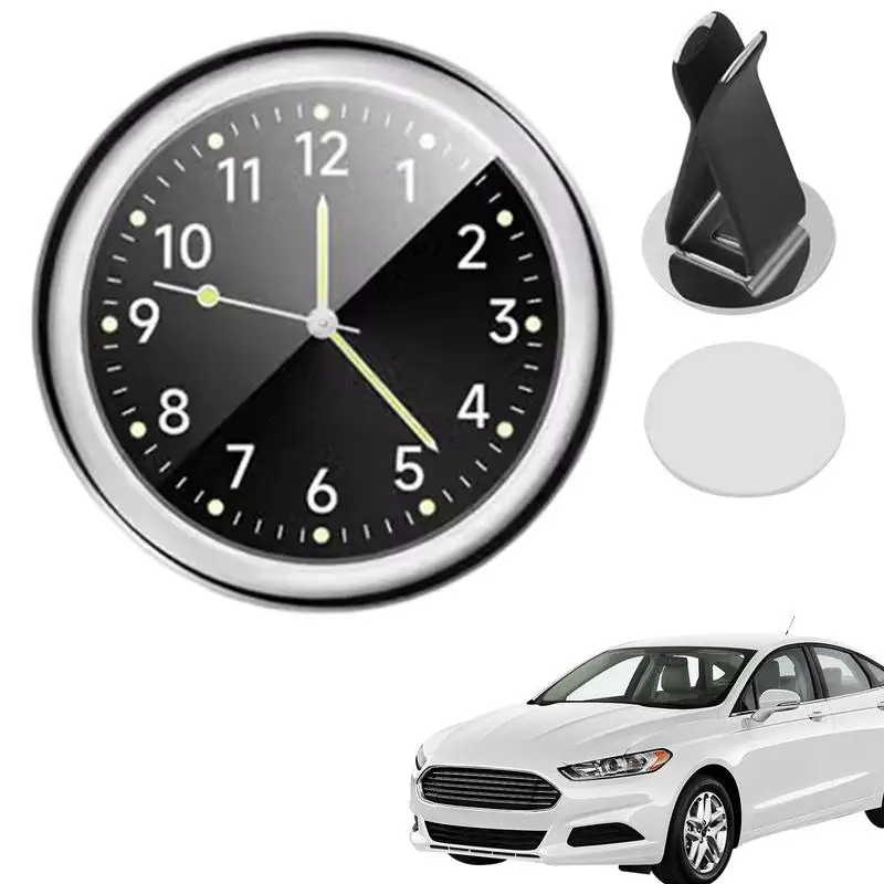 

Car Clock Automobile Interior Dashboard Decor Portable Mini Analog Car Dashboard Time Decoration For SUVs Cars Trucks