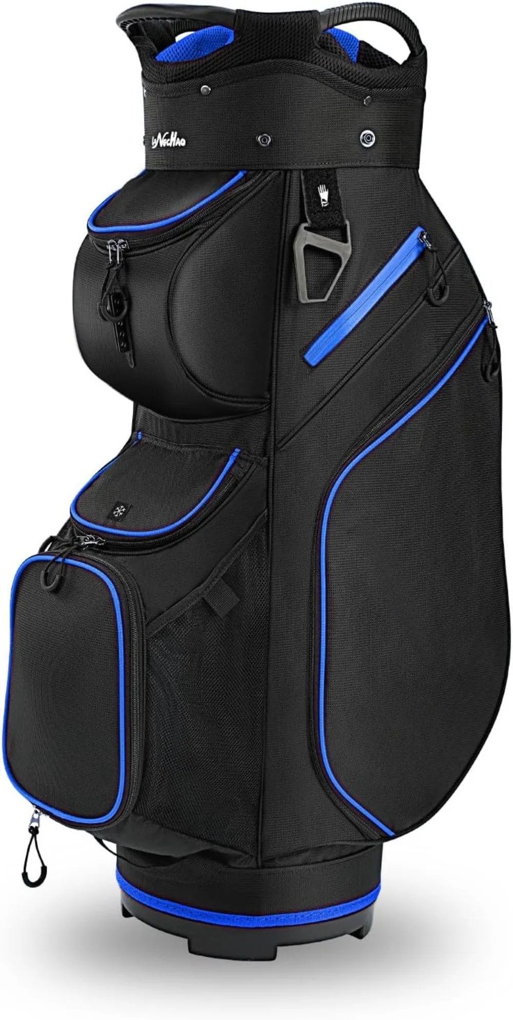 

Golf Cart Bag 14 Dividers Top Clubs Organizer Lightweight with Cooler Pouch, Dust Cover and Backpack Strap