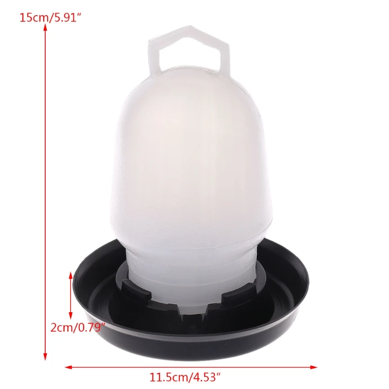 Durable Chick Water Container with Carrying Handle for Chicken & Birds & Poultry DropShipping
Durable Chick Water Container with Carrying Handle for Chicken & Birds & Poultry DropShipping