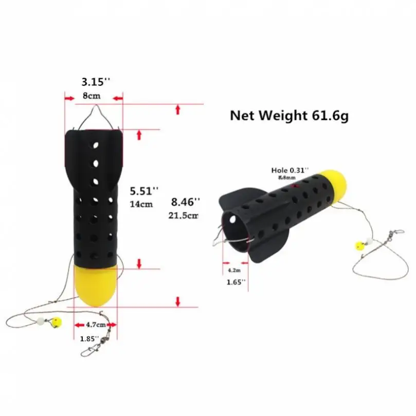 1 Piece ABS Material Rocket Shape Nesting Device for Casting Fish Feed Durability
1 Piece ABS Material Rocket Shape Nesting Device for Casting Fish Feed Durability