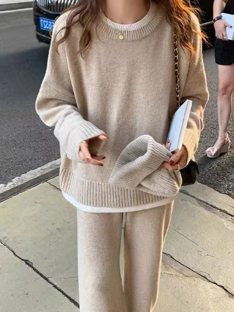 Two Piece Set Women Outfit 2023 Solid Color Fake Two-piece Round Neck Long Sleeved Casual Thread Pant Sets for Women 2 Pieces
Two Piece Set Women Outfit 2023 Solid Color Fake Two-piece Round Neck Long Sleeved Casual Thread Pant Sets for Women 2 Pieces