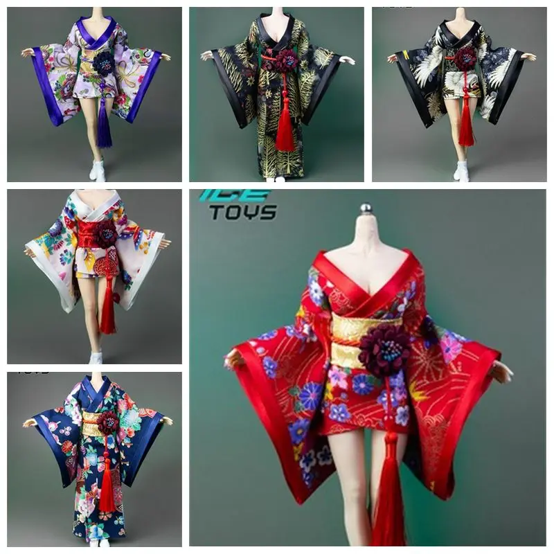 

ICE TOYS IC1004 1/6 Scale Female Soldier Sexy Suit Japanese Kimono Long/Short Dress Fits 12 Inches Action Figure Body Model