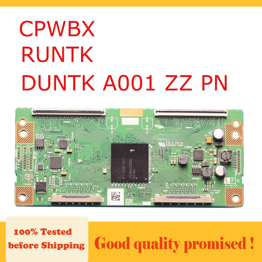 

Original 100% Good Test T-CON Board DUNTK A001 ZZ PN TCON Card Logic Board CPWBX RUNTK DUNTK A001ZZPN Origional Equipment
