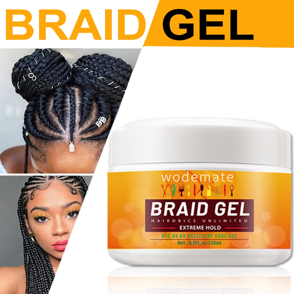 Hair Braiding Gel Long Lasting Styling Waxes Cream Smooth Hold Styling Edge Control Anti-Frizz Braids 250ml
Hair Braiding Gel Long Lasting Styling Waxes Cream Smooth Hold Styling Edge Control Anti-Frizz Braids 250ml