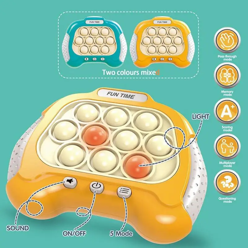 Electronic Pop Game For Kids Press Bubble Game Challenge Bear Pop Fidget Toys Lighted Push Game Pop Educational Toy For Kids
Electronic Pop Game For Kids Press Bubble Game Challenge Bear Pop Fidget Toys Lighted Push Game Pop Educational Toy For Kids