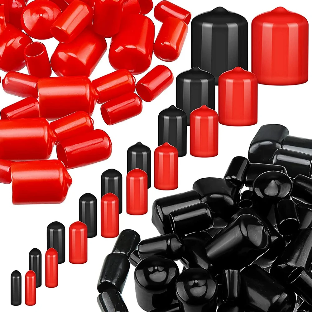 156 Pieces Flexible End Caps Bolt Screw Rubber Thread Protector Cover in 9 Sizes Form 2/25 to 4/5 Inch (Black, Red)
156 Pieces Flexible End Caps Bolt Screw Rubber Thread Protector Cover in 9 Sizes Form 2/25 to 4/5 Inch (Black, Red)
