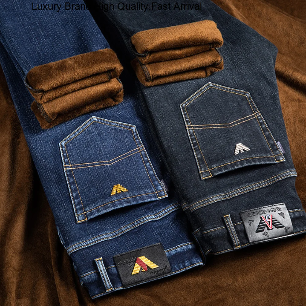 and Autumn Winter Thick Warm Jeans Men Velvet Itaty Brands Denim Pants Male Casual Straight Stretch Cowboy Trousers
and Autumn Winter Thick Warm Jeans Men Velvet Itaty Brands Denim Pants Male Casual Straight Stretch Cowboy Trousers