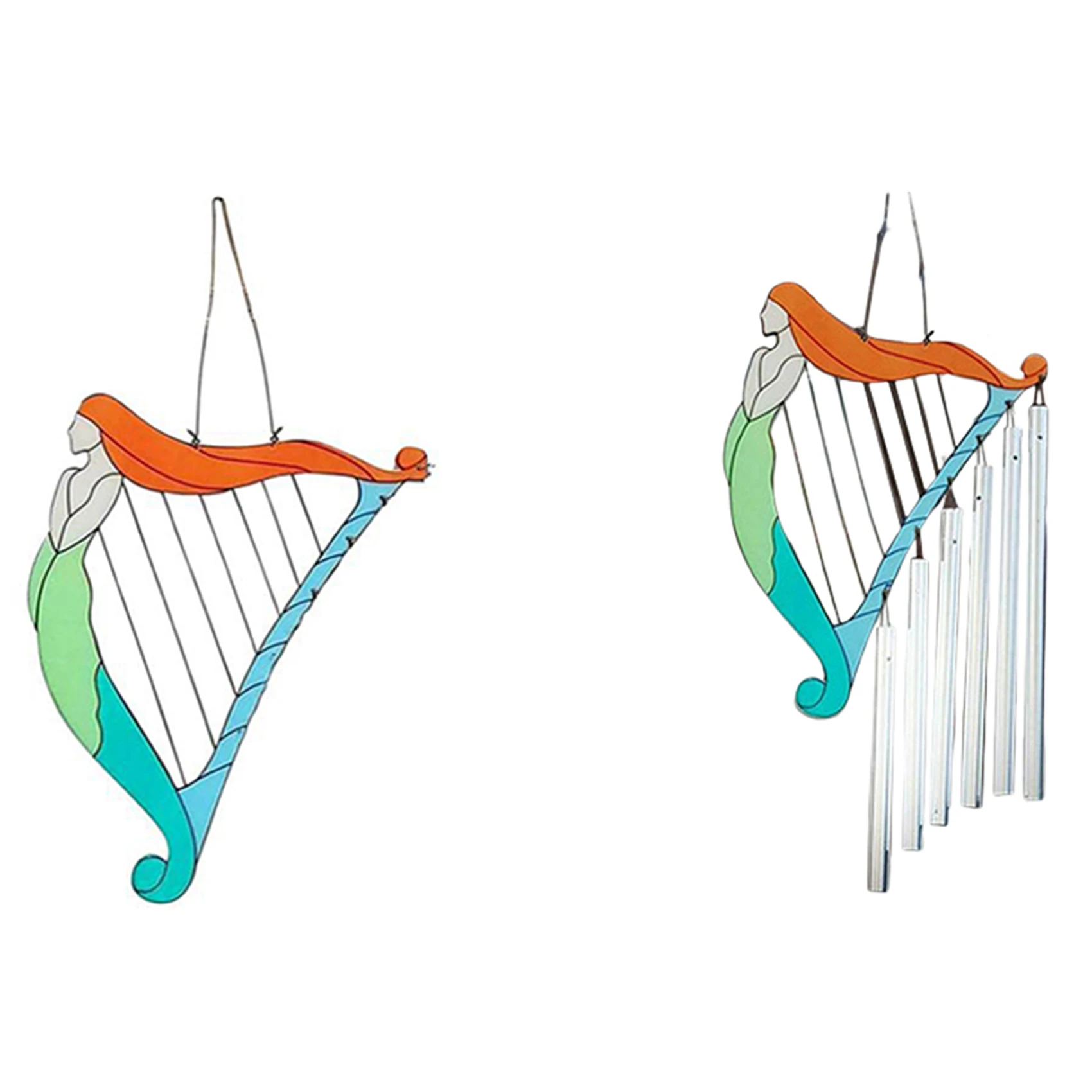 Pendant Ornaments Window Wind Chimes Harp Gift For Stained Glass Music Teacher Gift Garden Yard Patio Decor
Pendant Ornaments Window Wind Chimes Harp Gift For Stained Glass Music Teacher Gift Garden Yard Patio Decor