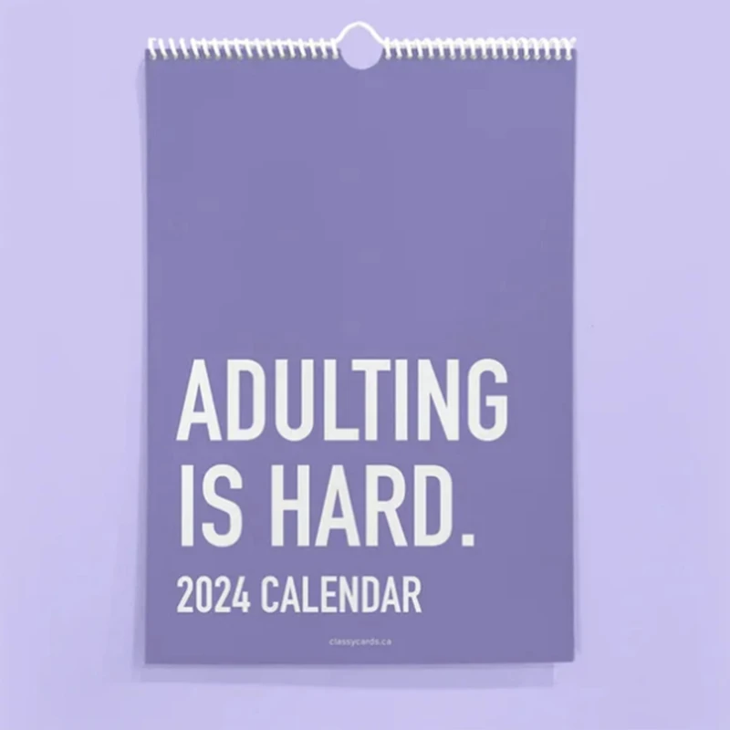 

Женский календарь 2024, календарь с расписанием на 12 месяцев, бумажный календарь 2024, милый забавный подарок для дома