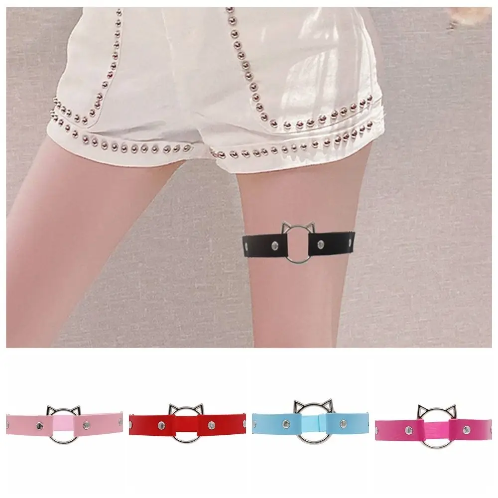 Punk Style Garters Fashion Sexy PU Leather Leg Harness Elasticity Cat Head Garter Belt Girl
Punk Style Garters Fashion Sexy PU Leather Leg Harness Elasticity Cat Head Garter Belt Girl