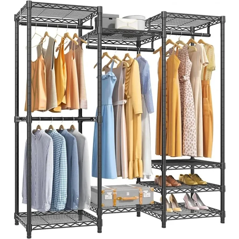 V5 Portable Closet Wardrobe Heavy Duty Clothes Rack, Freestanding Closet Metal Clothing Rack
V5 Portable Closet Wardrobe Heavy Duty Clothes Rack, Freestanding Closet Metal Clothing Rack
