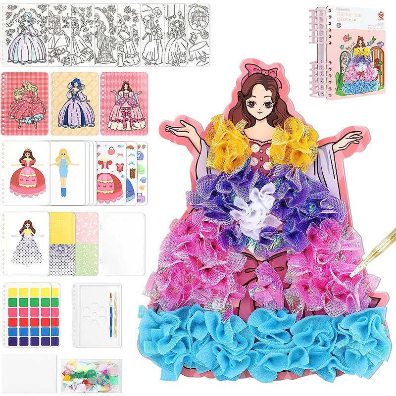 DIY Craft Toys for Girls 3 in 1 Poke Art Sticker Drawing Book Educational Toys for Children 3 4 5 Years Handmade Craft Supplies
DIY Craft Toys for Girls 3 in 1 Poke Art Sticker Drawing Book Educational Toys for Children 3 4 5 Years Handmade Craft Supplies