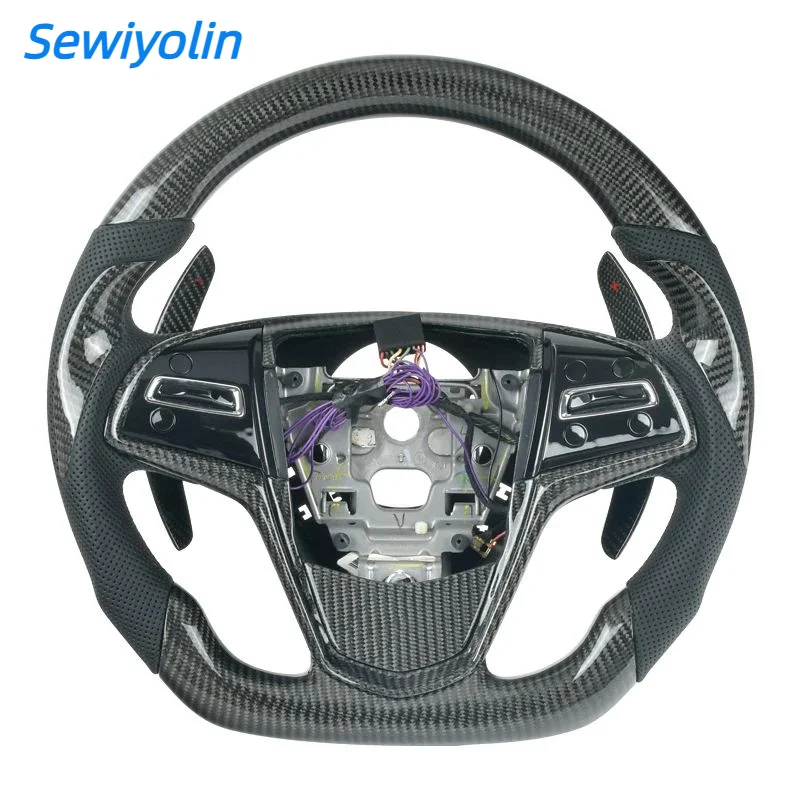 Car Steering Wheel for Cadillac ATS CTS 2013 2014 2019 Coupe Sedan LED Real Carbon Fiber Steering Wheel
Car Steering Wheel for Cadillac ATS CTS 2013 2014 2019 Coupe Sedan LED Real Carbon Fiber Steering Wheel