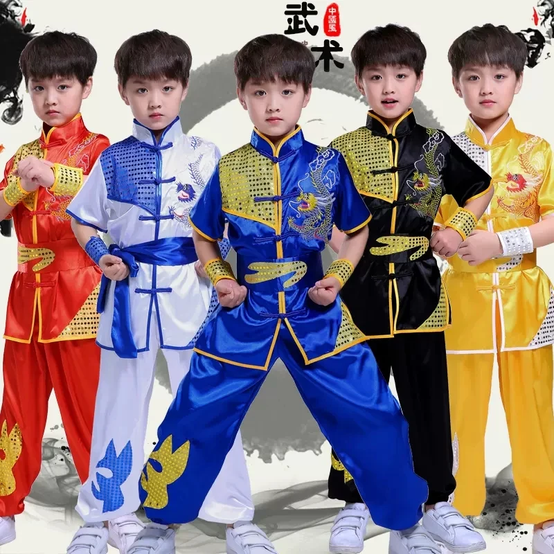 2024, Детская китайская Новогодняя одежда для детей, традиционный стиль, комплект одежды с блестками и вышивкой дракона, форма кунг-фу тайчи
2024, Детская китайская Новогодняя одежда для детей, традиционный стиль, комплект одежды с блестками и вышивкой дракона, форма кунг-фу тайчи