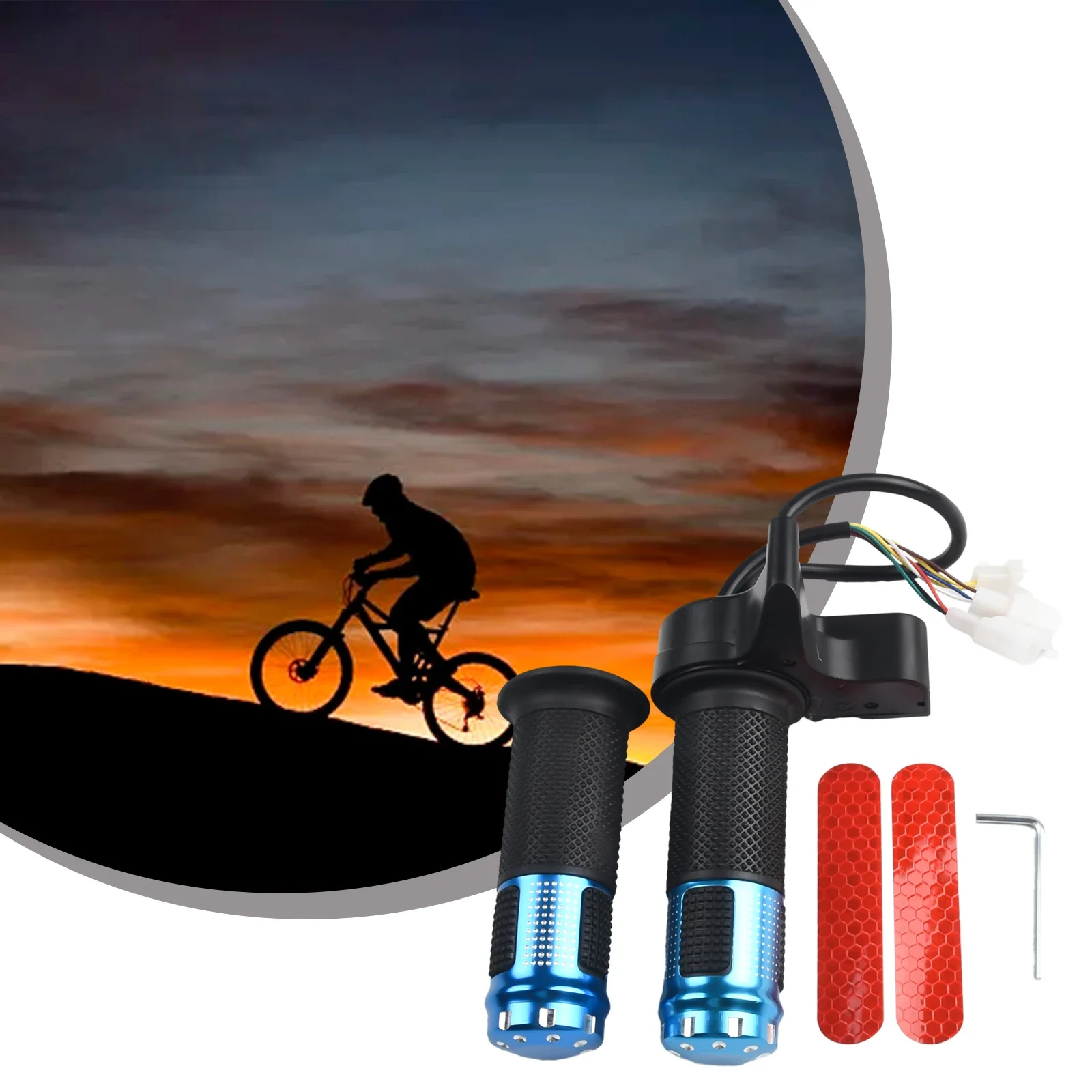1 Pair Throttle Handle Aluminum Alloy Rubber Grip Handle Handlebar Throttle Red/Yellow/Blue Cycling Accessories
1 Pair Throttle Handle Aluminum Alloy Rubber Grip Handle Handlebar Throttle Red/Yellow/Blue Cycling Accessories