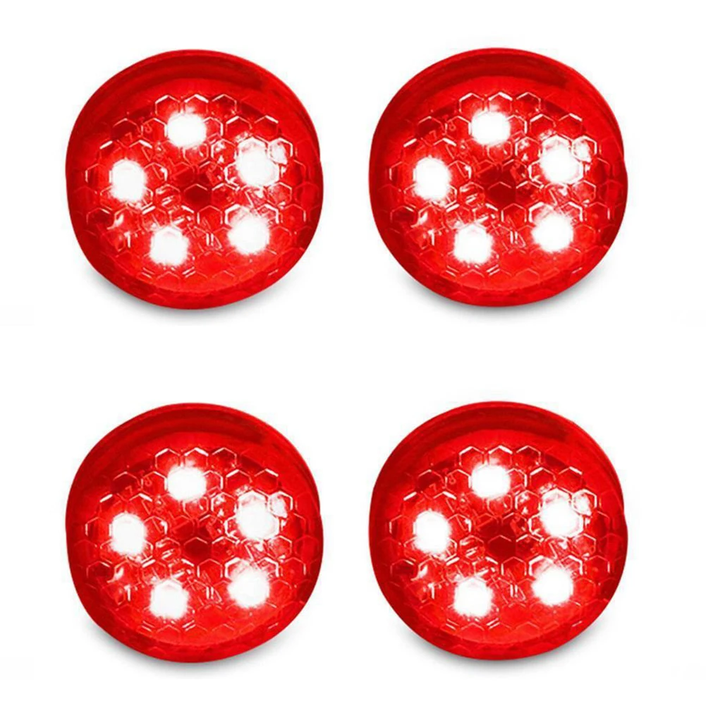 4 Pcs/Set Universal Car Wireless Car 5-LED Door Opened Signal Red Light Safety Anti Rear-end Collision Led Safety Lamps
4 Pcs/Set Universal Car Wireless Car 5-LED Door Opened Signal Red Light Safety Anti Rear-end Collision Led Safety Lamps