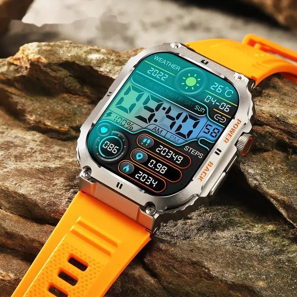 K57 Smartwatches for Men 1.96 Inch 320*386 Military Standard Waterproof Bluetooth Calls Custom Dials Sports Smart Watches Best
K57 Smartwatches for Men 1.96 Inch 320*386 Military Standard Waterproof Bluetooth Calls Custom Dials Sports Smart Watches Best
