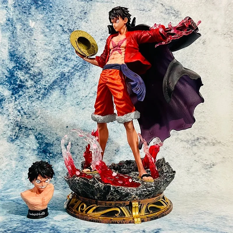 40cm Anime one Piece Luffy Gk Figures Monkey D Luffy Figurine 2 Heads Statue Pvc Collectible Model Decoration Toy Decoration
40cm Anime one Piece Luffy Gk Figures Monkey D Luffy Figurine 2 Heads Statue Pvc Collectible Model Decoration Toy Decoration