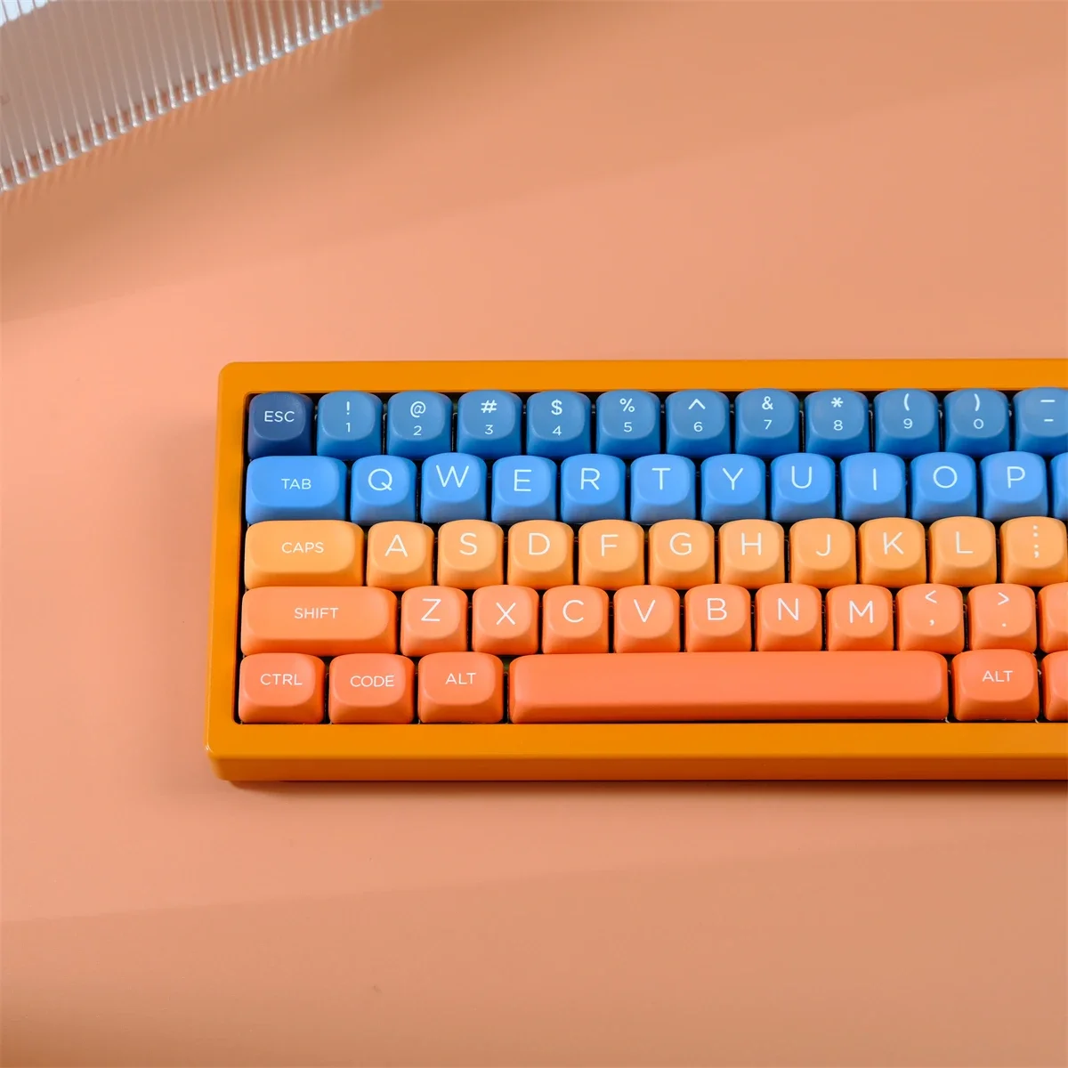 

Набор цветных колпачков клавиш из материала PBT Skyline, сублимационный профиль MOA, подходит для механической клавиатуры MX switch 61/64/68/75/86/98/104