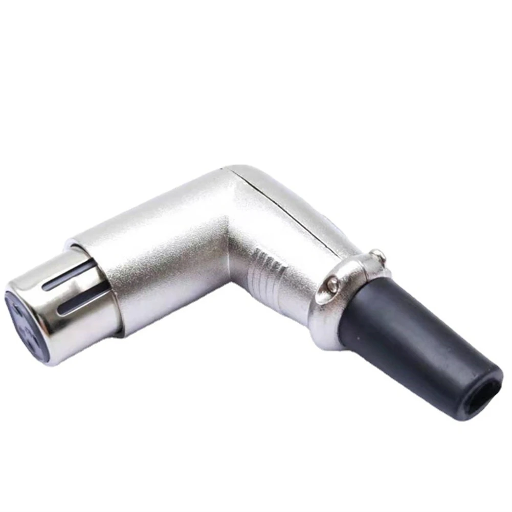 3 Pole Right Angle XLR Connector Female Male 3 Pin Micphone Plug Audio Cable Multi-directional Connector Adapter
3 Pole Right Angle XLR Connector Female Male 3 Pin Micphone Plug Audio Cable Multi-directional Connector Adapter