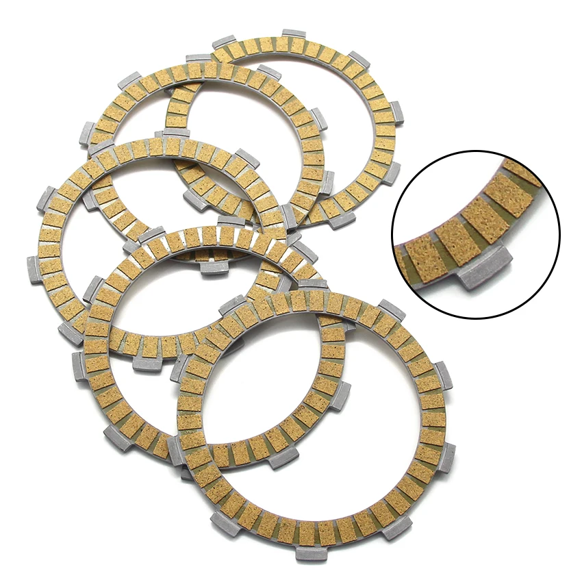 Motorcycle Clutch Disc Friction Piece Kit Discs Parts For Yamaha SR185H SR185J TW200E TW200 XT200J XT200K YZ100 537-16321-00 12V
Motorcycle Clutch Disc Friction Piece Kit Discs Parts For Yamaha SR185H SR185J TW200E TW200 XT200J XT200K YZ100 537-16321-00 12V