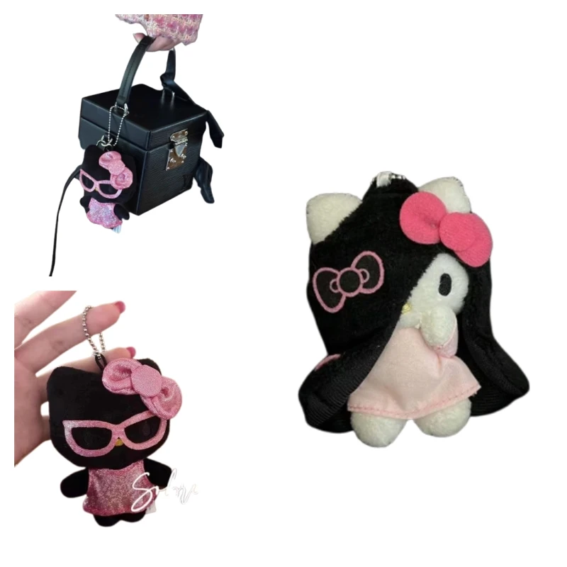 Kawaii Black Pink Hello Kitty Plush Pendant Y2K Anime Girl Bag Decoration Keychain Accessories Funny Cute Toys Children's Gifts
Kawaii Black Pink Hello Kitty Plush Pendant Y2K Anime Girl Bag Decoration Keychain Accessories Funny Cute Toys Children's Gifts