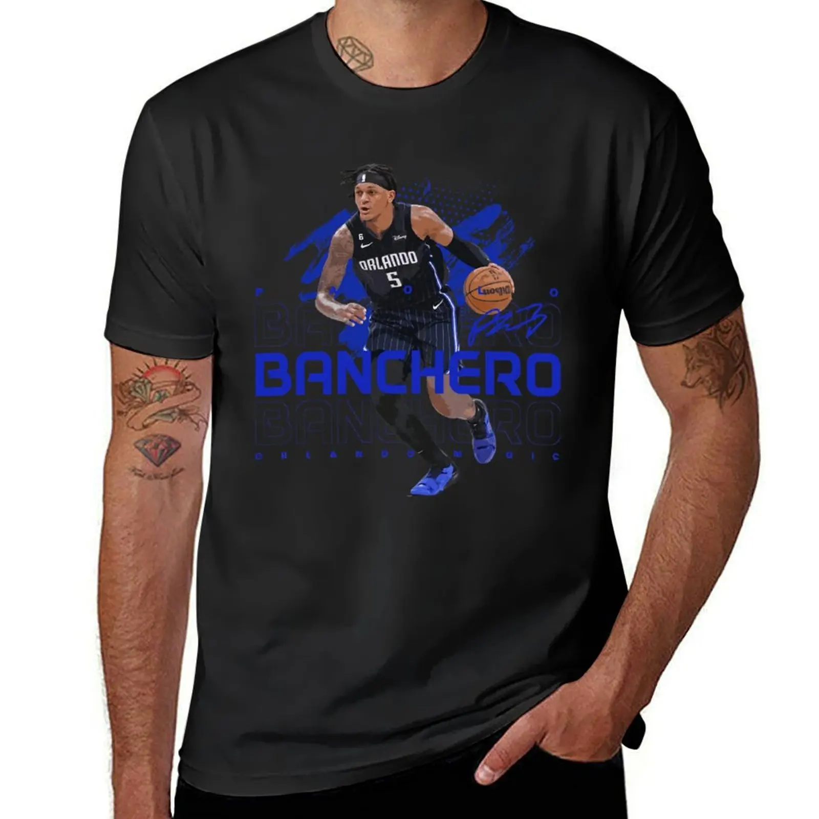 

Paolo Banchero T-Shirt Short sleeve tee new edition men graphic t shirts