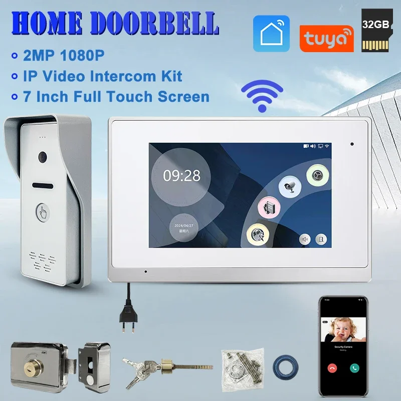 High Quality Tuya Wifi Smart Life Door Bell Intercom, User-Friendly, Image, Video Record, Leave Messge, Clock Display
High Quality Tuya Wifi Smart Life Door Bell Intercom, User-Friendly, Image, Video Record, Leave Messge, Clock Display