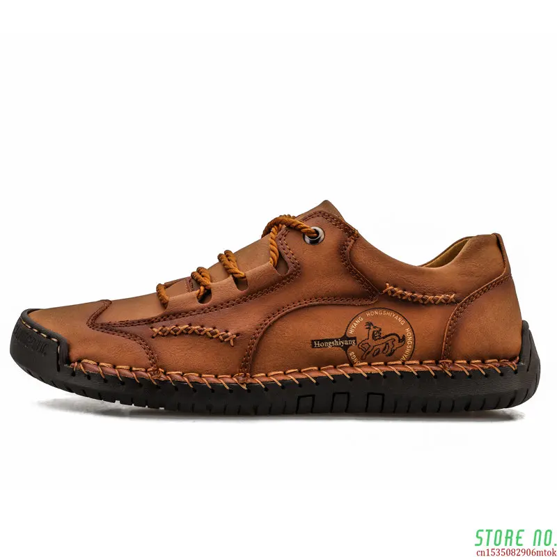 Men's Loafers Handmade Leather Men's Casual Shoes Spring Comfortable Men's Shoes Split Leather Flat Sneakers Zapatillas Hombre
Men's Loafers Handmade Leather Men's Casual Shoes Spring Comfortable Men's Shoes Split Leather Flat Sneakers Zapatillas Hombre